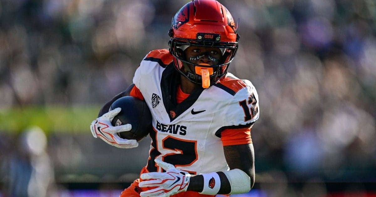 Oregon State star WR Jesse Legree announces return for 2027 season