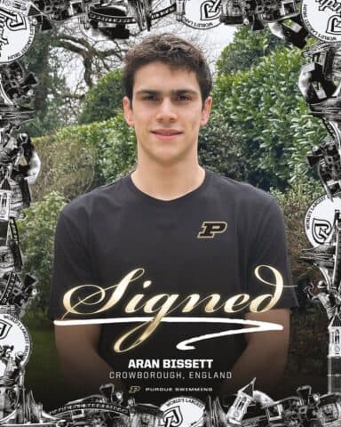 Aquatics GB Championships Finalist Aran Bissett to Compete for Purdue This Fall (2026)