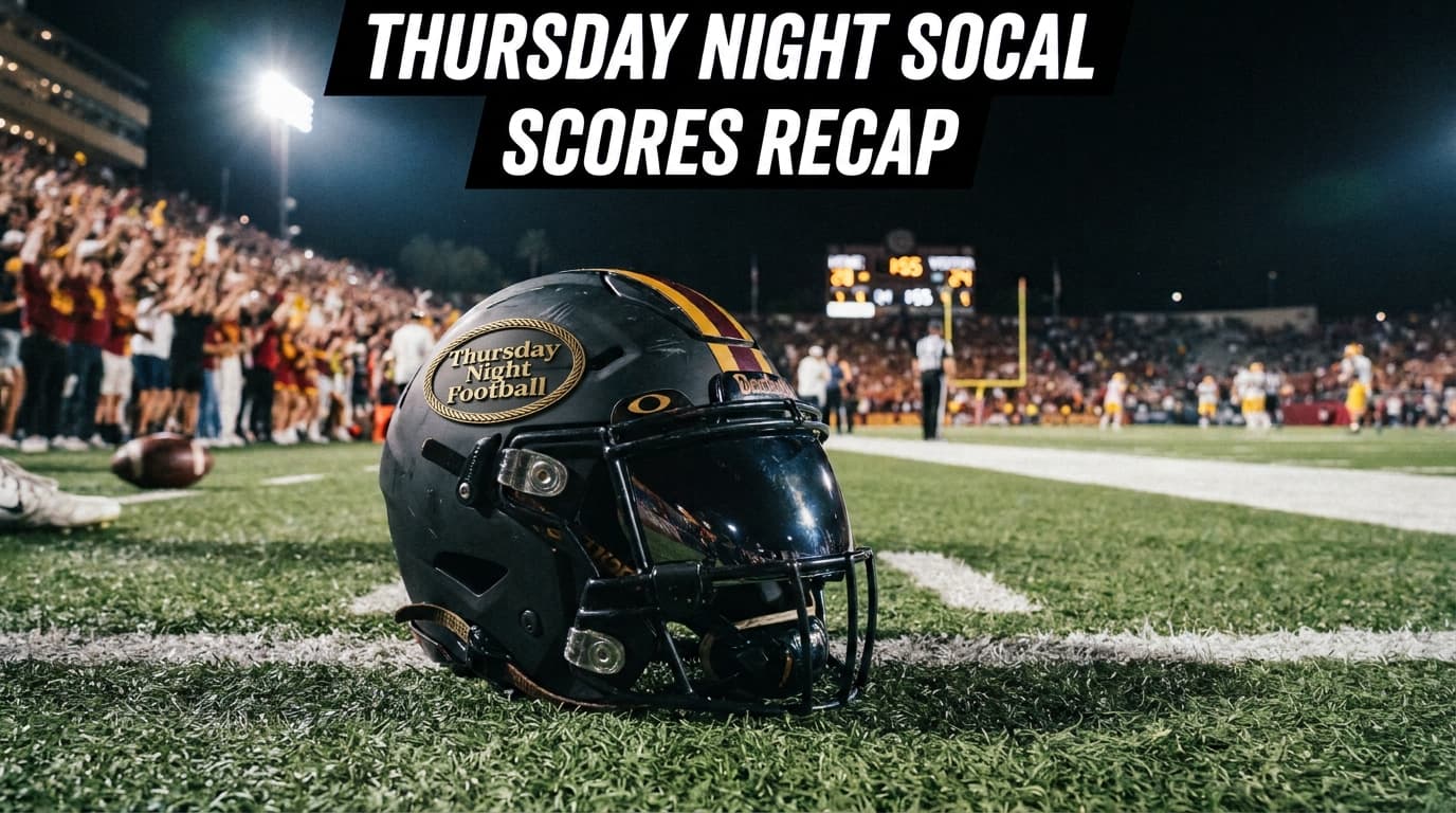 Thursday Night SoCal High School Football: Orange Goes 9-0, Norco Outlasts Vista Murrieta