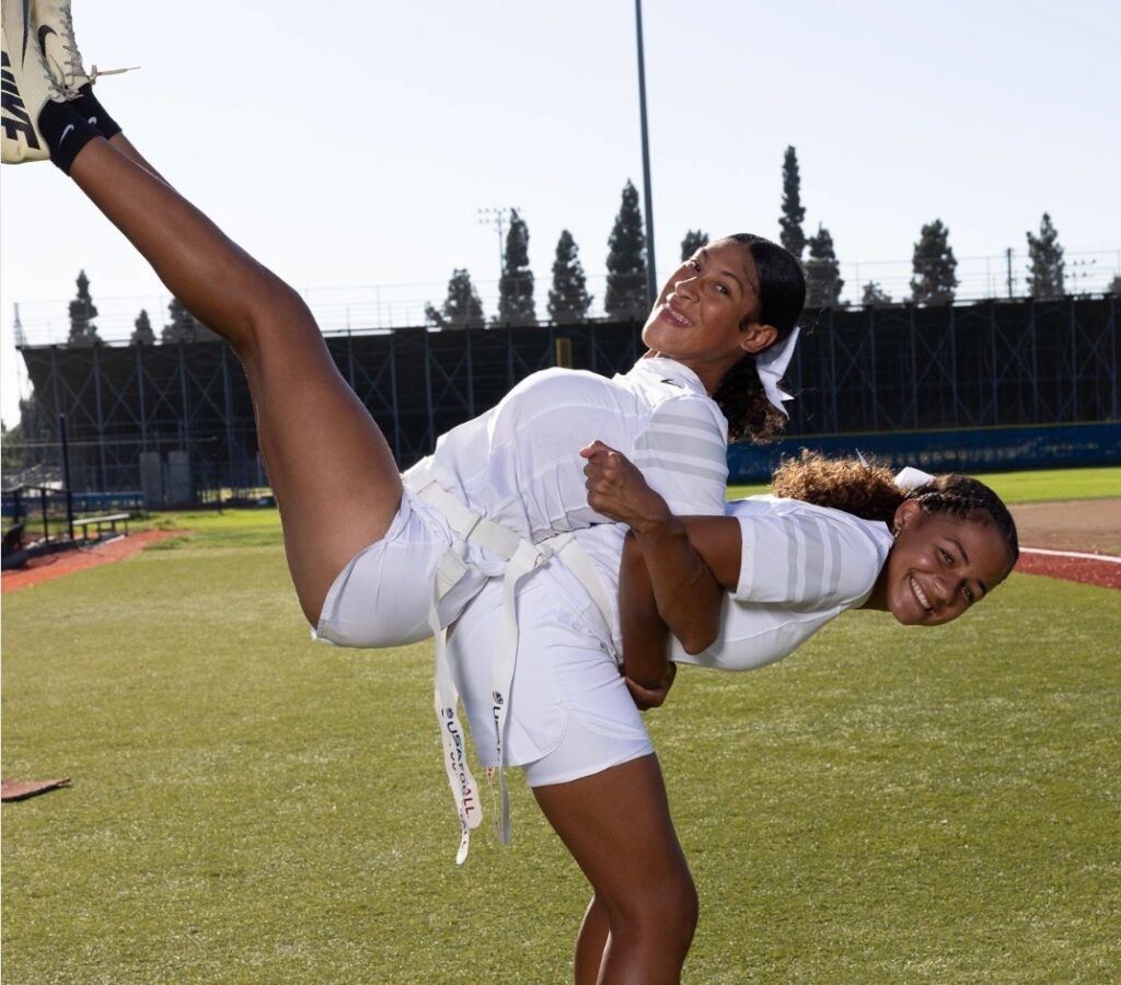 Rising Stars: Brooklyn Omar and Camarra Brown-Stanton Dominate Girls Flag Football